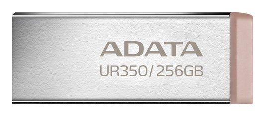 ADATA UR350 unidad flash USB 256 GB USB tipo A 3.2 Gen 1 (3.1 Gen 1) Café, Acero inoxidable