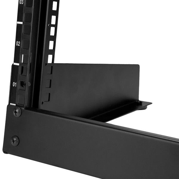 StarTech.com RK8OD armario rack Rack o bastidor independiente Negro