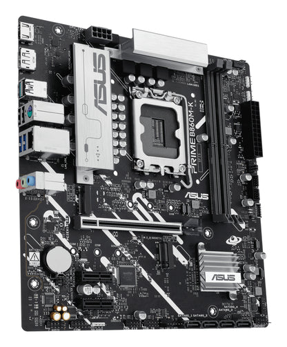 Tarjeta Madre Asus Prime B860M-K DDR5 S 1851 mATX 128GB DDR5 PCIe 5.0 1xPCIe 4.0 M.2 Aura Sync