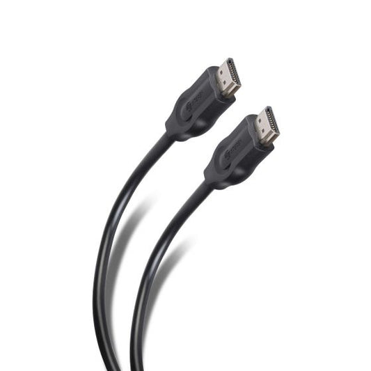 Cable HDMI Steren Conectores Niquelados Alta Velocidad 90cm Color Negro