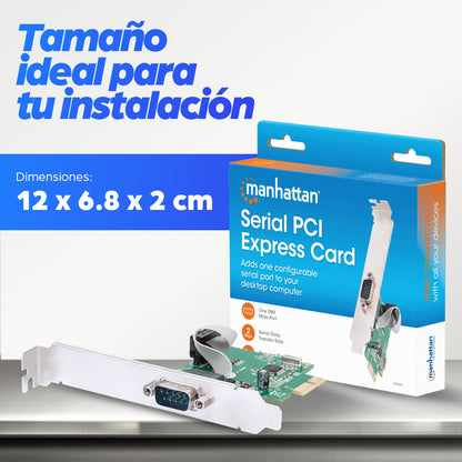 Manhattan 153492 tarjeta o adaptador de interfaz Interno RS-232