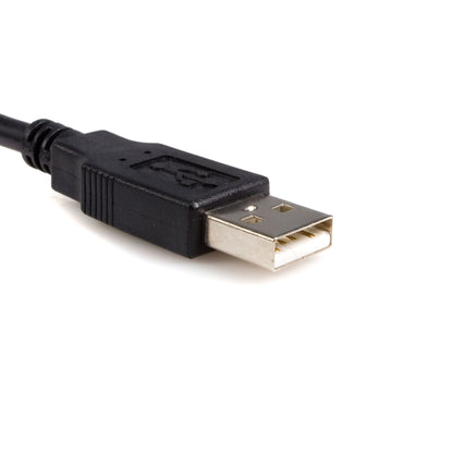 StarTech.com ICUSB128410 cable paralelo Negro 30.5 m