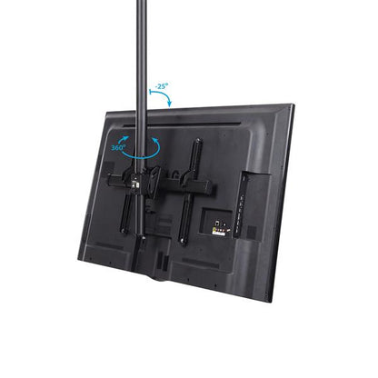 StarTech.com FLATPNLCEIL soporte para pantalla de señalización 190.5 cm (75") Negro