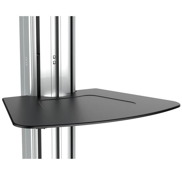 StarTech.com STNDMTV70 soporte para pantalla de señalización 190.5 cm (75") Negro, Acero inoxidable