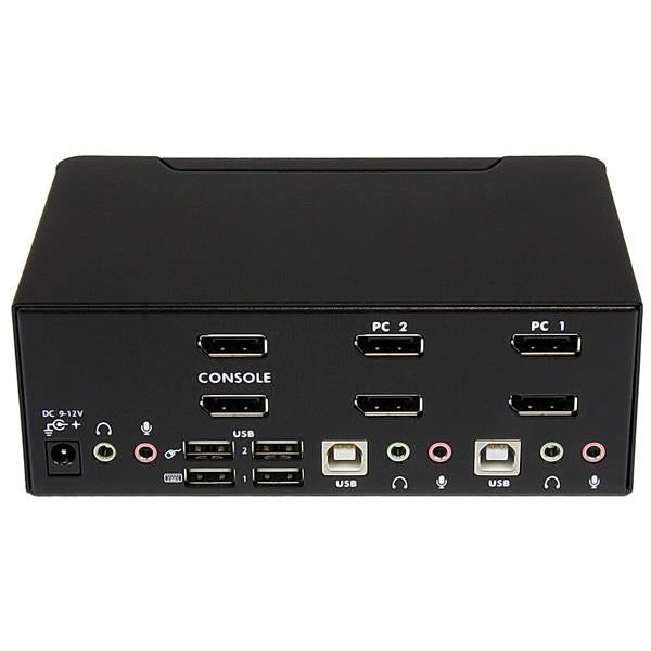 StarTech.com SV231DPDDUA2 interruptor KVM Negro