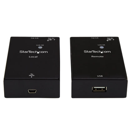 StarTech.com USB2001EXTV extensor de consola Consola transmisora y receptora 480 Mbit/s