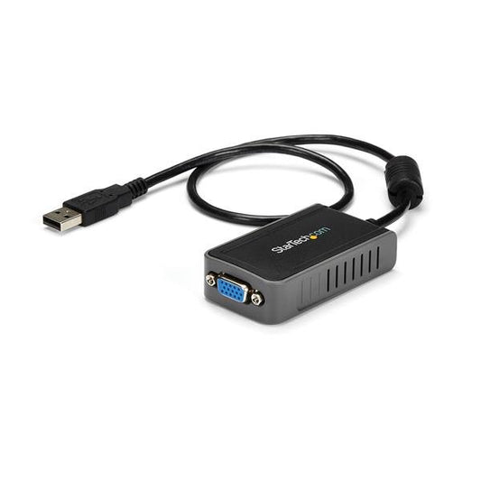 StarTech.com USB2VGAE2 adaptador gráfico USB 1600 x 1200 Pixeles Negro