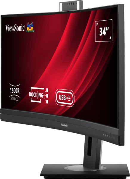 Viewsonic VG3457CV monitor de computadora 86.4 cm (34") 3440 x 1440 Pixeles UltraWide Quad HD LED Negro