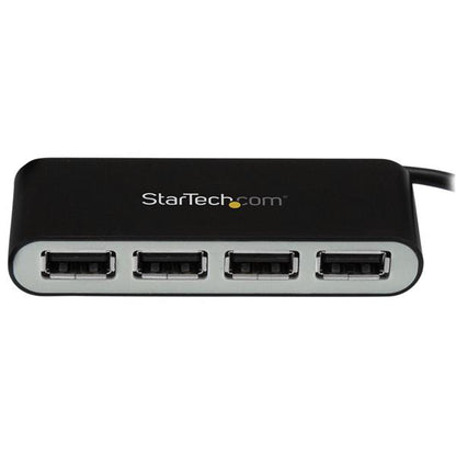 StarTech.com ST4200MINI2 nodo concentrador 480 Mbit/s Negro, Plata