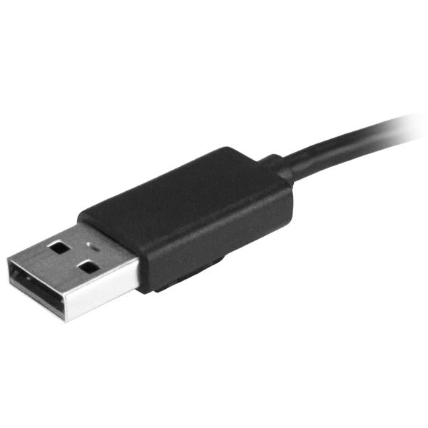 StarTech.com ST4200MINI2 nodo concentrador 480 Mbit/s Negro, Plata