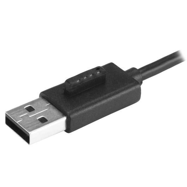 StarTech.com ST4200MINI2 nodo concentrador 480 Mbit/s Negro, Plata
