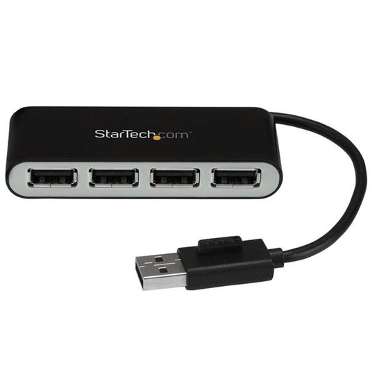 StarTech.com ST4200MINI2 nodo concentrador 480 Mbit/s Negro, Plata