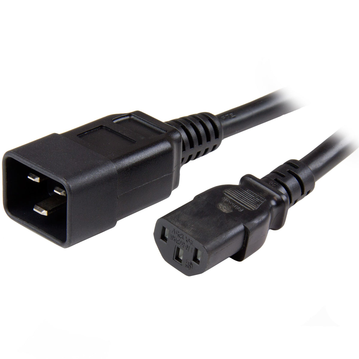 StarTech.com PXTC13C20146 cable de alimentación Negro 1.8 m Acoplador C20 Acoplador C13