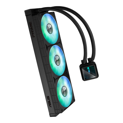 Enfriamiento Liquido ASUS Prime LC 360 ARGB 3x120mm 3600RPM LGA 1851 1700 1200 AM4 AM5 Negro