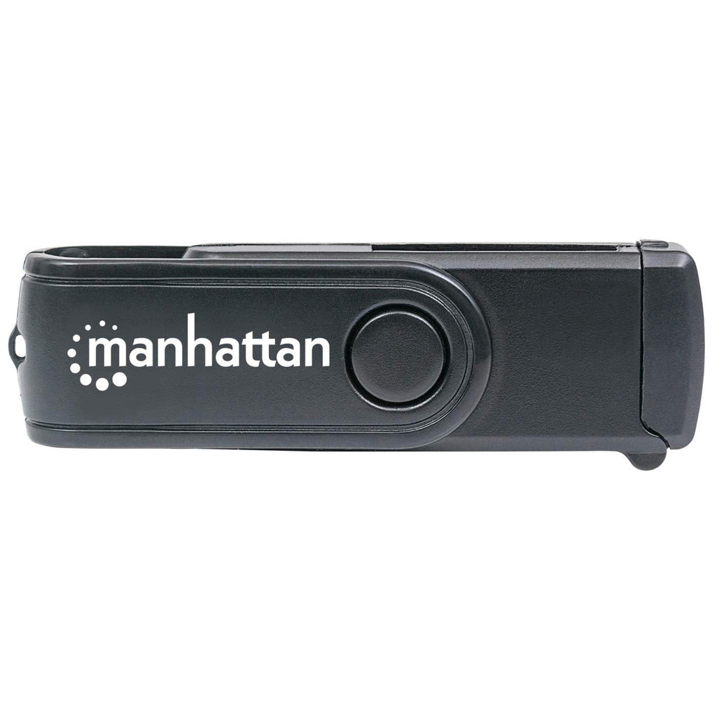 Mini Lector Manhattan Grabador Externo de Tarjetas USB 3.0 Súper Velocidad 24 en 1 Portátil