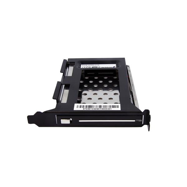 StarTech.com S25SLOTR panel para bahía de discos 6.35 cm (2.5") Negro