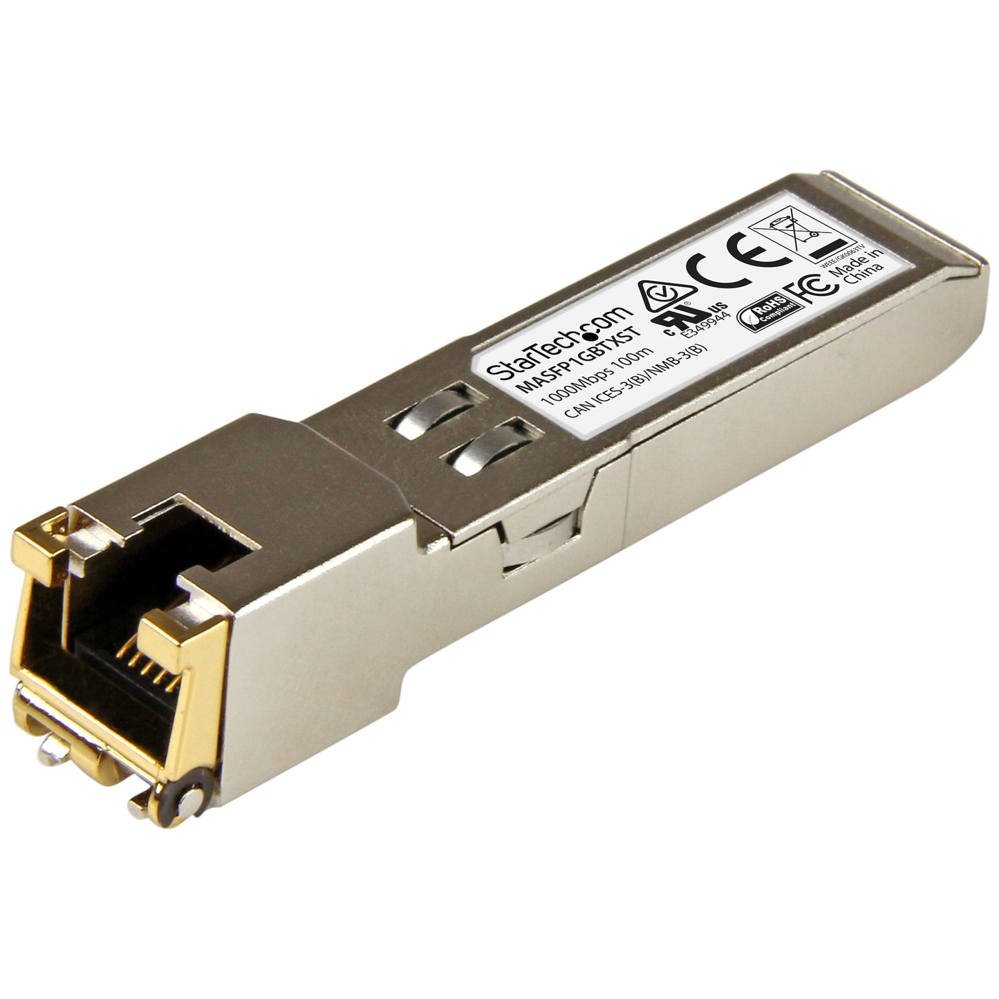 StarTech.com MASFP1GBTXST módulo de red del transceptor Cobre 1000 Mbit/s