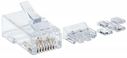 Intellinet 790673 conector RJ-45 Transparente