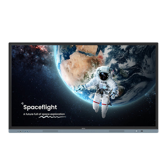 Pantalla BenQ 75" RM7504 Interactiva IR Anti-Germenes 4K UHD 3840x2160 50 Puntos Touch Android 13