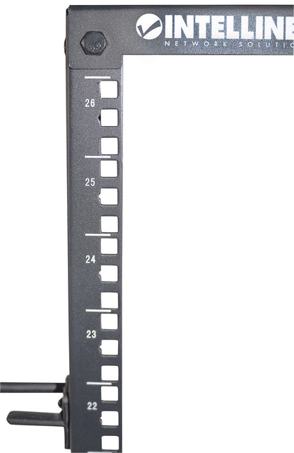 Intellinet 714242 armario rack 26U Rack o bastidor independiente Negro