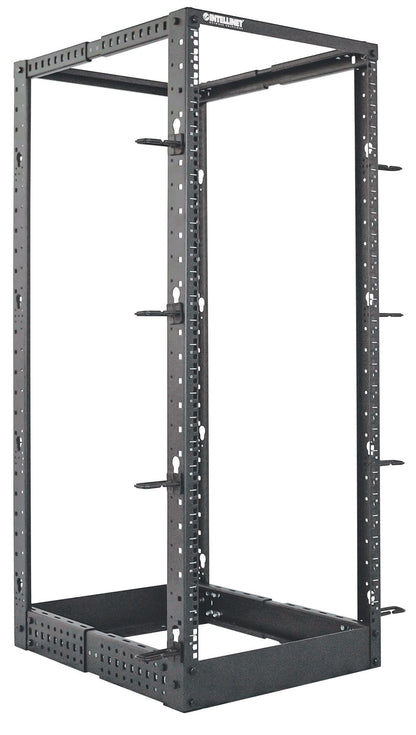 Intellinet 714242 armario rack 26U Rack o bastidor independiente Negro