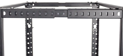 Intellinet 714242 armario rack 26U Rack o bastidor independiente Negro