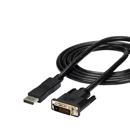 StarTech.com DP2DVIMM6 adaptador de cable de vídeo Negro