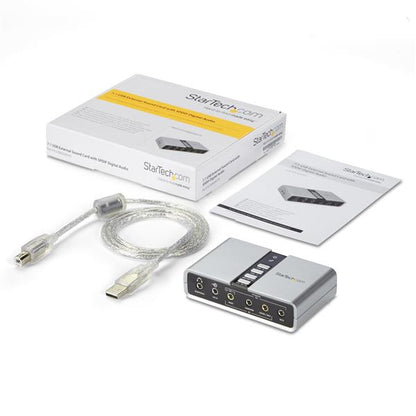 StarTech.com ICUSBAUDIO7D tarjeta de audio 7.1 canales