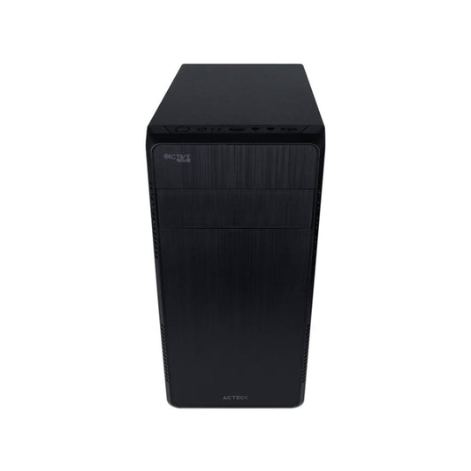 Gabinete Acteck Kioto GC240 Mini Torre con Fuente 500W Micro ATX/Mini ITX USB 3.0 1 Ventilador Color Negro