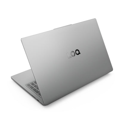 Lenovo LOQ 15IAX9E Intel® Core™ i5 i5-12450HX Computadora portátil 39.6 cm (15.6") Full HD 8 GB DDR5-SDRAM 512 GB SSD NVIDIA GeForce RTX 3050 Wi-Fi 6 (802.11ax) Windows 11 Home Español Gris
