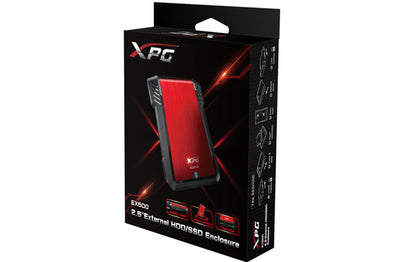 Disco Duro Adata AEX500U3 Enclousure BOX RED 3.0