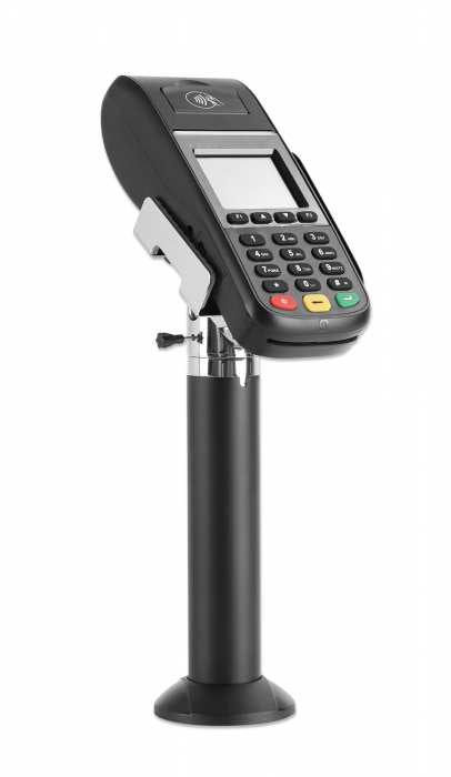Manhattan 462242 soporte Soporte activo para teléfono móvil Negro, Plata