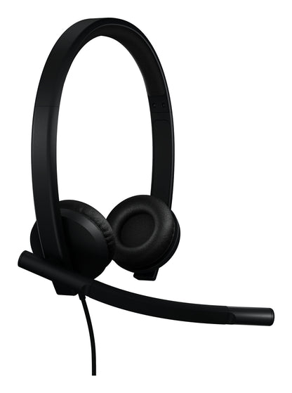 Logitech H570e Auriculares Alámbrico Diadema Oficina/Centro de llamadas USB Tipo C Negro