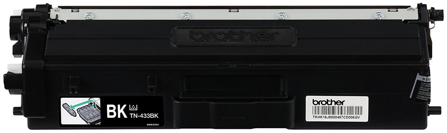 Tóner Brother TN433BK Rendimiento 4500 Páginas MFCL8900CDW Color Negro