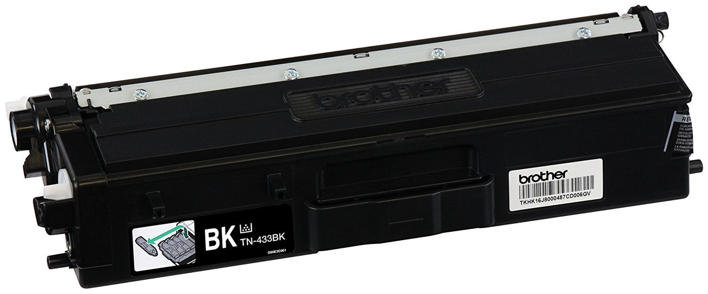 Tóner Brother TN433BK Rendimiento 4500 Páginas MFCL8900CDW Color Negro