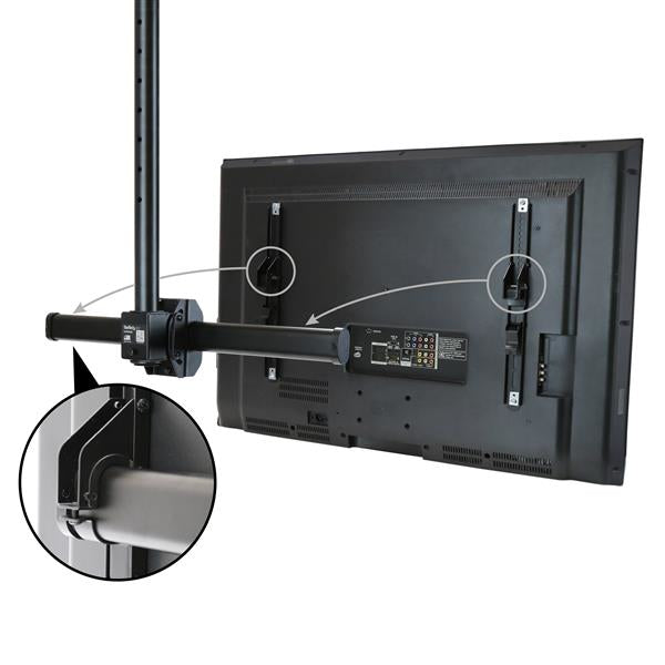 StarTech.com FPCEILPTBSP soporte para pantalla de señalización 190.5 cm (75") Negro
