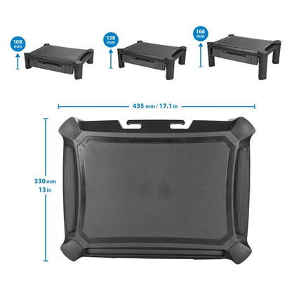 StarTech.com MONSTADJD soporte para pantalla plana 81.3 cm (32") Escritorio Negro