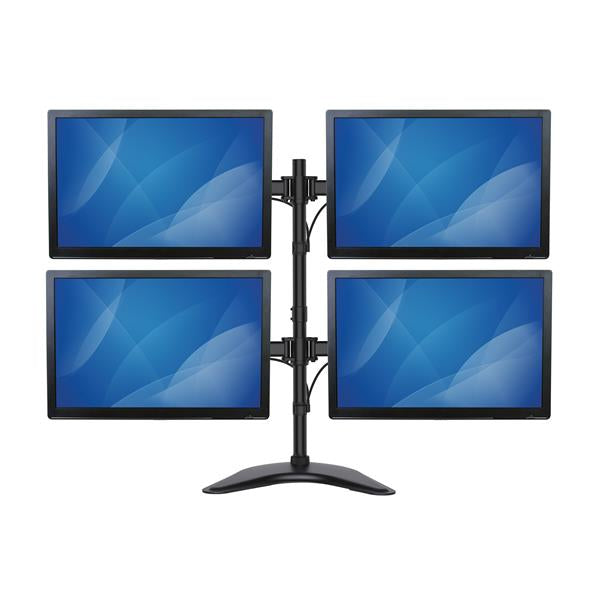 StarTech.com ARMBARQUAD soporte para pantalla plana 68.6 cm (27") Escritorio Negro