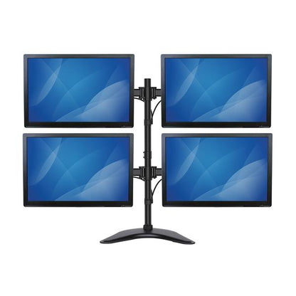 StarTech.com ARMBARQUAD soporte para pantalla plana 68.6 cm (27") Escritorio Negro