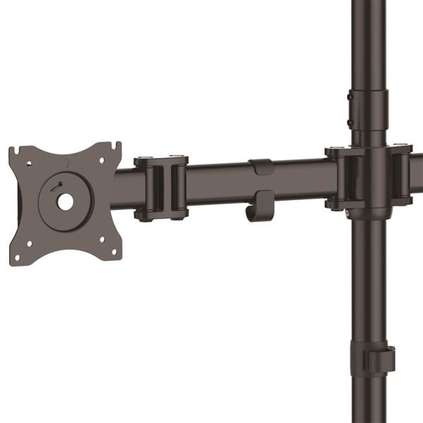 StarTech.com ARMBARQUAD soporte para pantalla plana 68.6 cm (27") Escritorio Negro