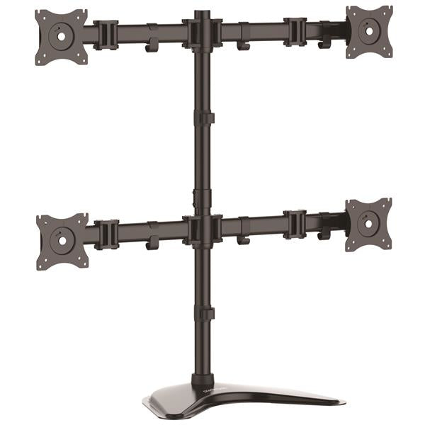 StarTech.com ARMBARQUAD soporte para pantalla plana 68.6 cm (27") Escritorio Negro