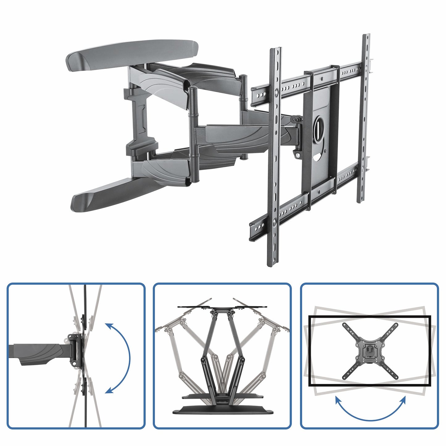 StarTech.com FPWARTB2 soporte para TV 177.8 cm (70") Negro