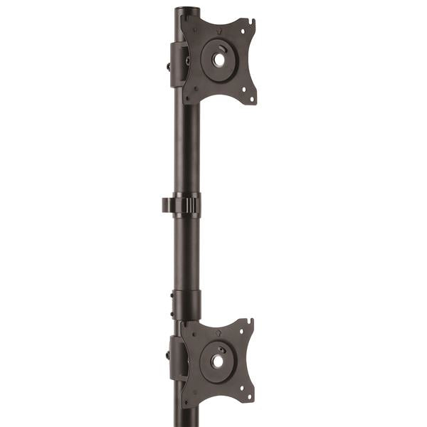 StarTech.com ARMBARDUOV soporte para pantalla plana 68.6 cm (27") Escritorio Negro