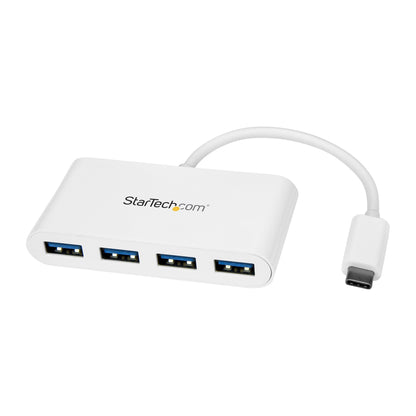 StarTech.com HB30C4ABW nodo concentrador USB 3.2 Gen 1 (3.1 Gen 1) Type-C 5000 Mbit/s
