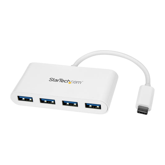 StarTech.com HB30C4ABW nodo concentrador USB 3.2 Gen 1 (3.1 Gen 1) Type-C 5000 Mbit/s