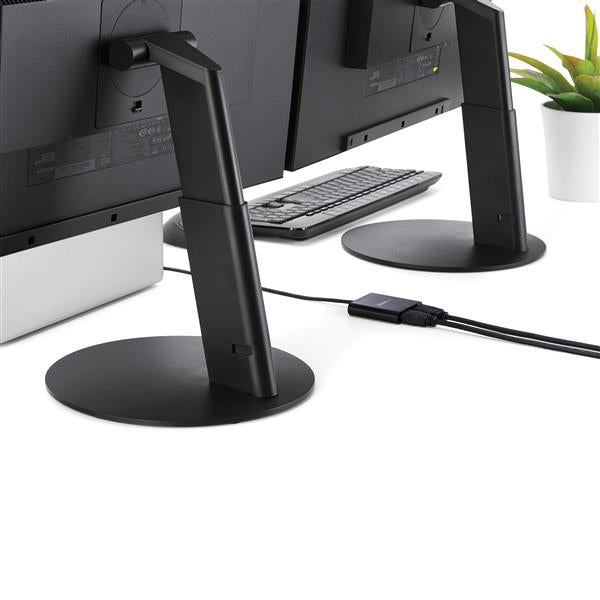 StarTech.com MSTCDP122HD adaptador gráfico USB 3840 x 2160 Pixeles Negro
