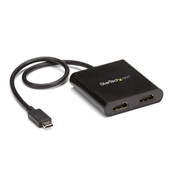 StarTech.com MSTCDP122HD adaptador gráfico USB 3840 x 2160 Pixeles Negro