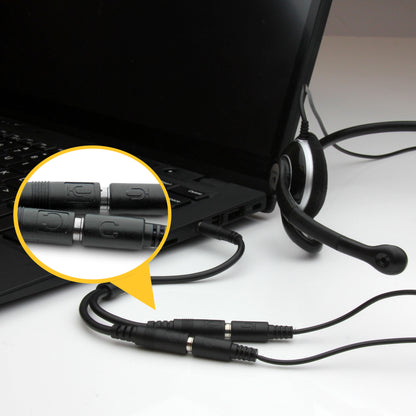 StarTech.com MUYHSMFF divisor de audio Negro