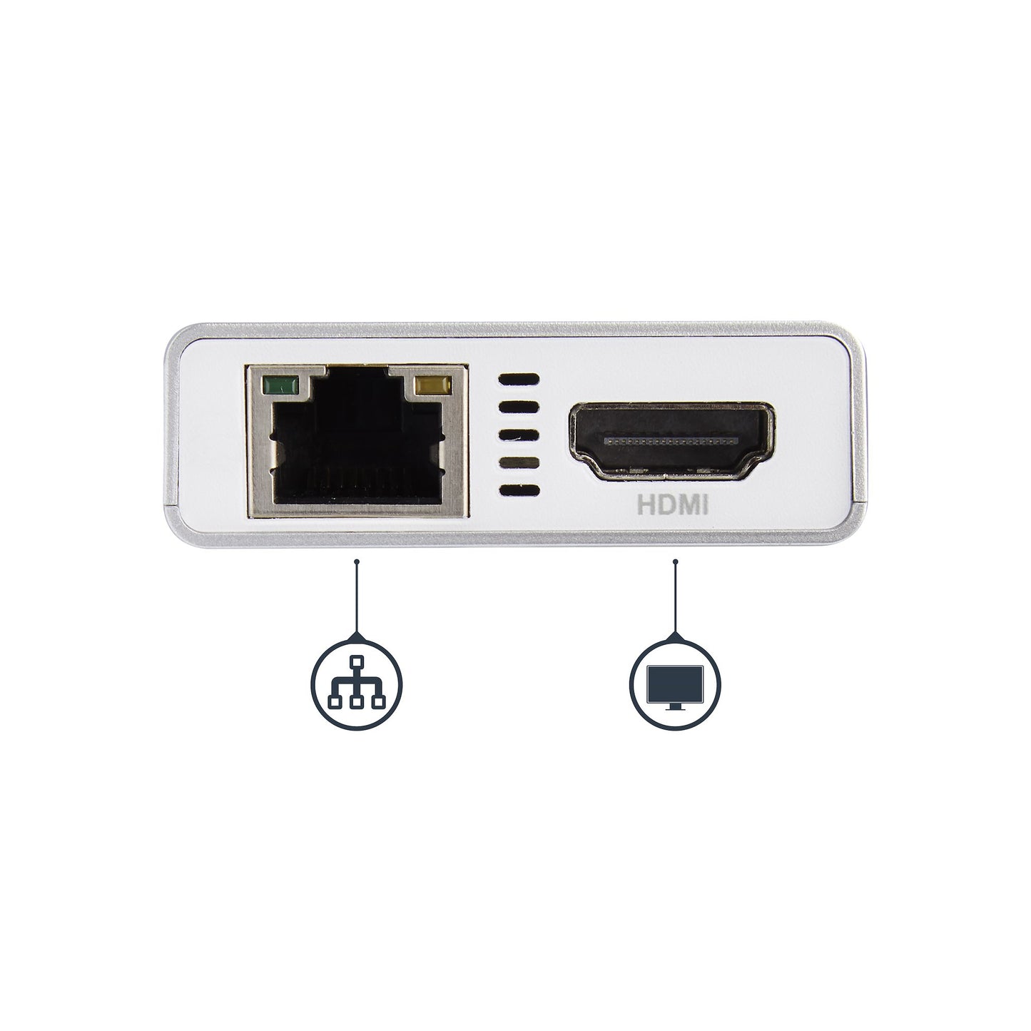 StarTech.com DKT30CHPDW base para laptop o replicador de puertos Alámbrico USB 3.2 Gen 1 (3.1 Gen 1) Type-C Plata, Blanco