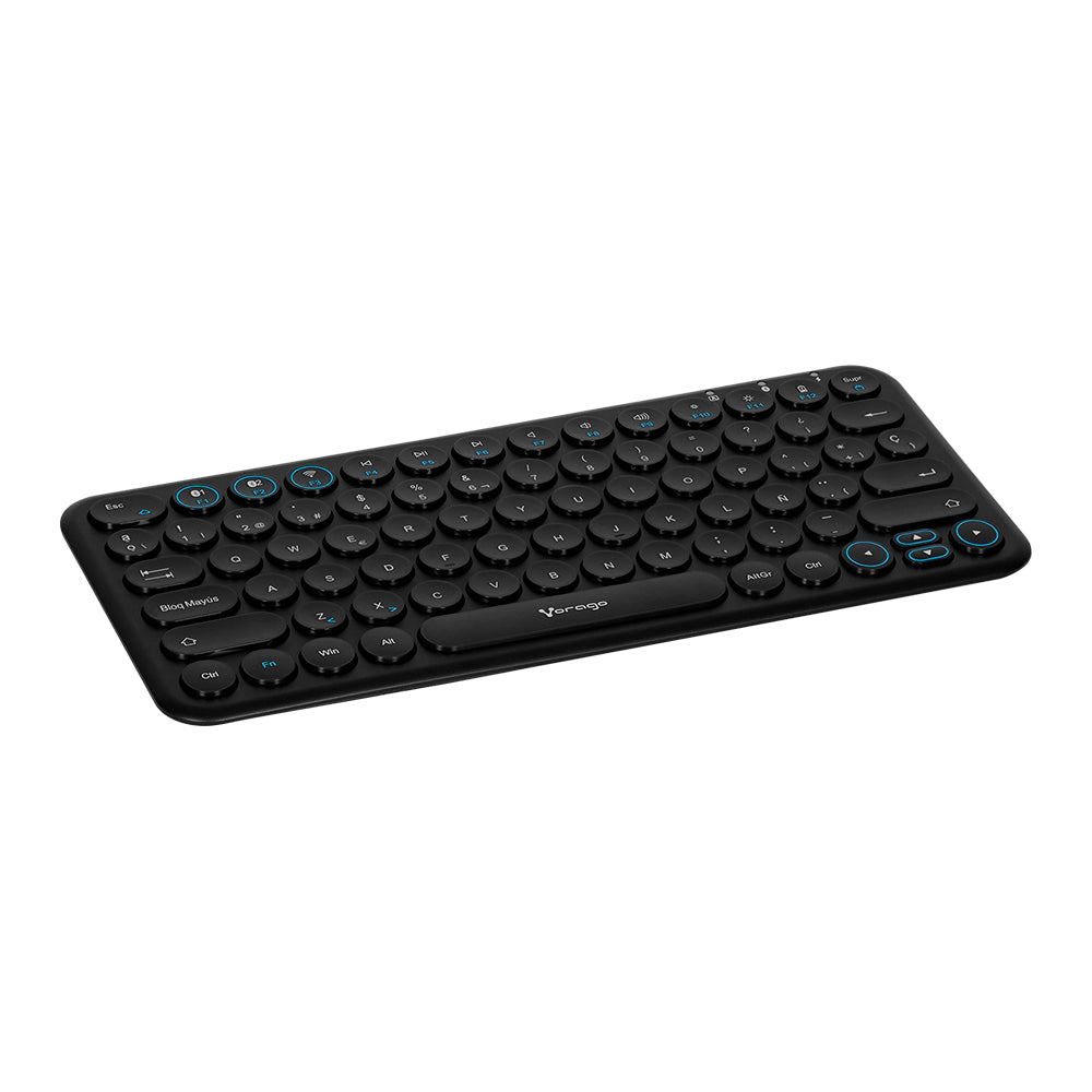 Vorago KBW-400 teclado USB + Bluetooth Negro